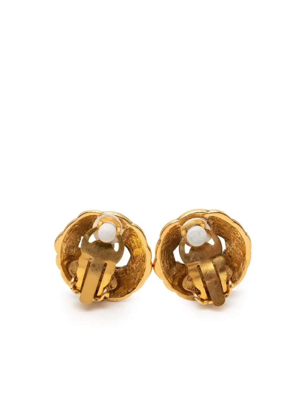 Chanel Cc Logo Clip-On Earrings Metal #246915C68B